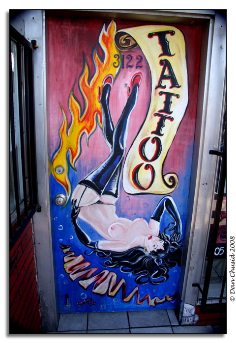Tattoo Shop Door