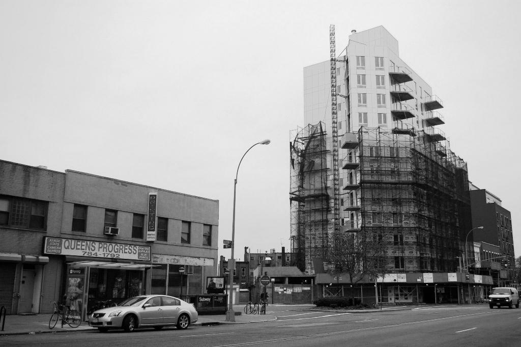 sometimes right across the street
