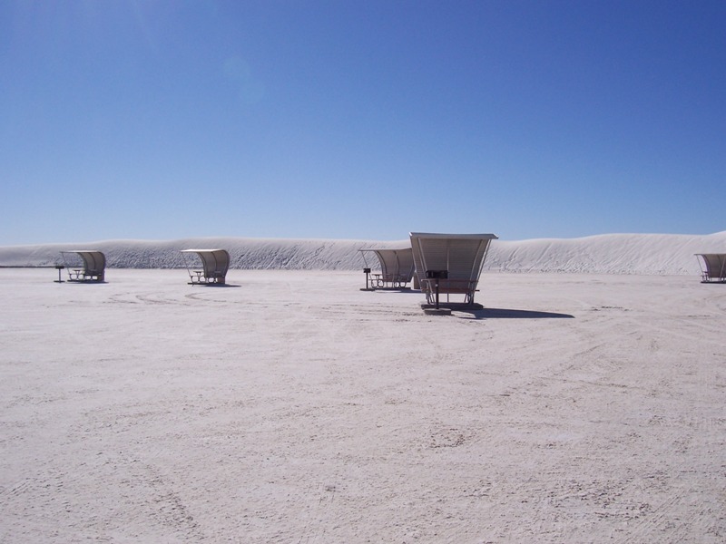 Picnic Area At White Sands