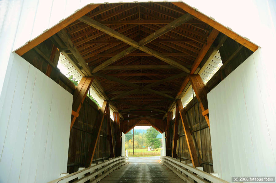 Coyote Creek Covered Bridge - a different view