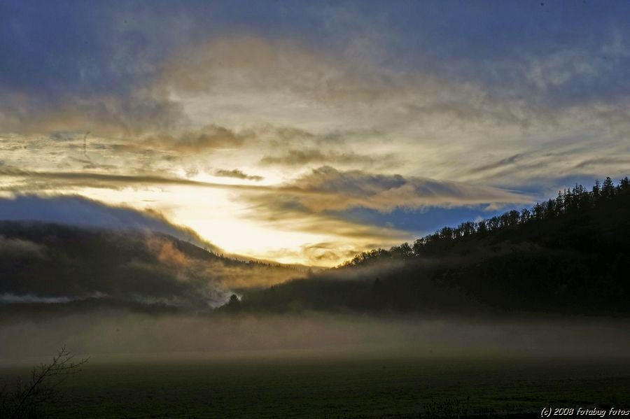 Drama in the morning sky