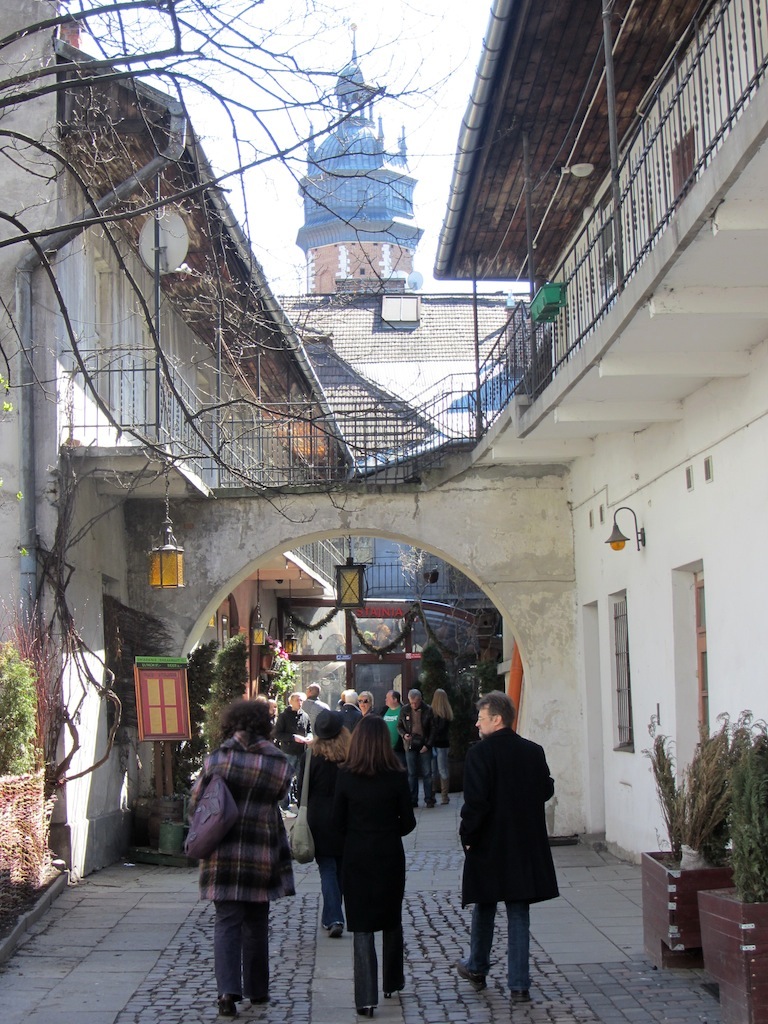 a guided tour of Kazimierz by our friends Witek, Ania, and Zuza