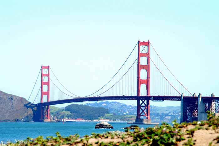 The Golden Gate Bridge & San Francisco Bay