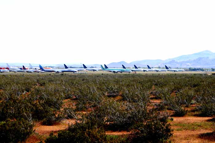 California desert  mothball fleet