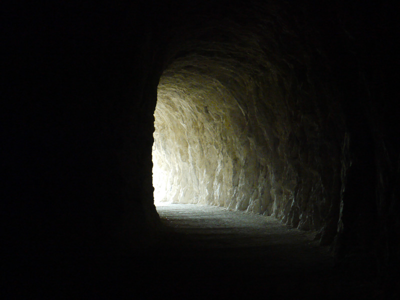 Dentro del tnel