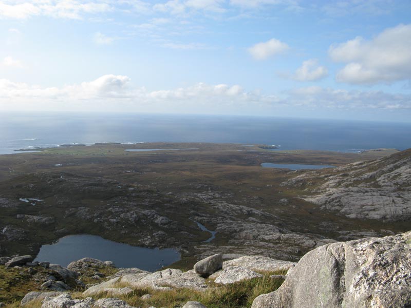 Loch Clibh Cracabhal Loch Sanndabhat Loch Greabhat from the Cracabhal traverse.jpg