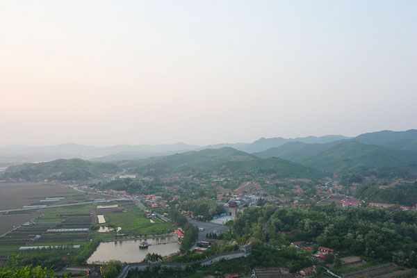 View of Dandong from Tiger Mountain