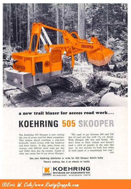 1965 Koehring Ad Model 505 Skooper