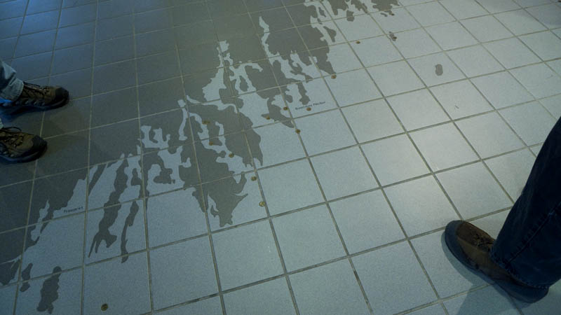 We hadnt noticed the floor on the way in.