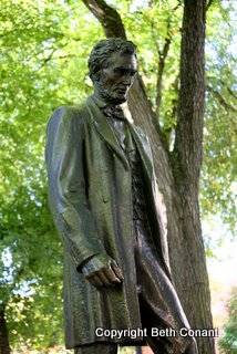 ...and Abe Lincoln in the Arts District.