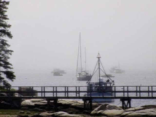 ....as does fog. We watch it creep into the Habba.