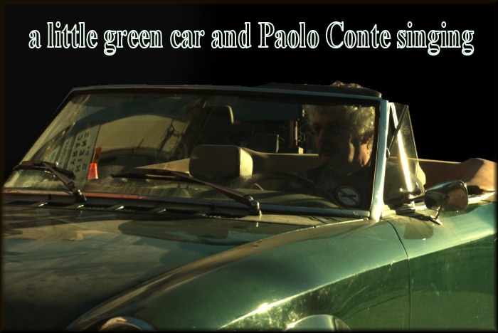 a little green car...