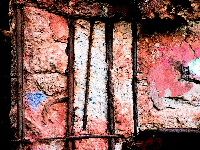 rotted concrete