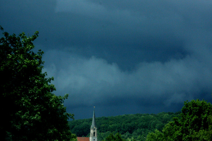 stormy grey blue