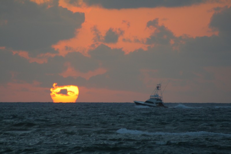 Sunrise Ocean Boat