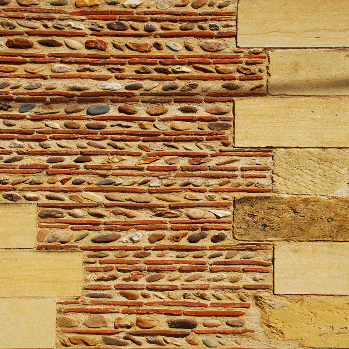 House wall in Libourne, France