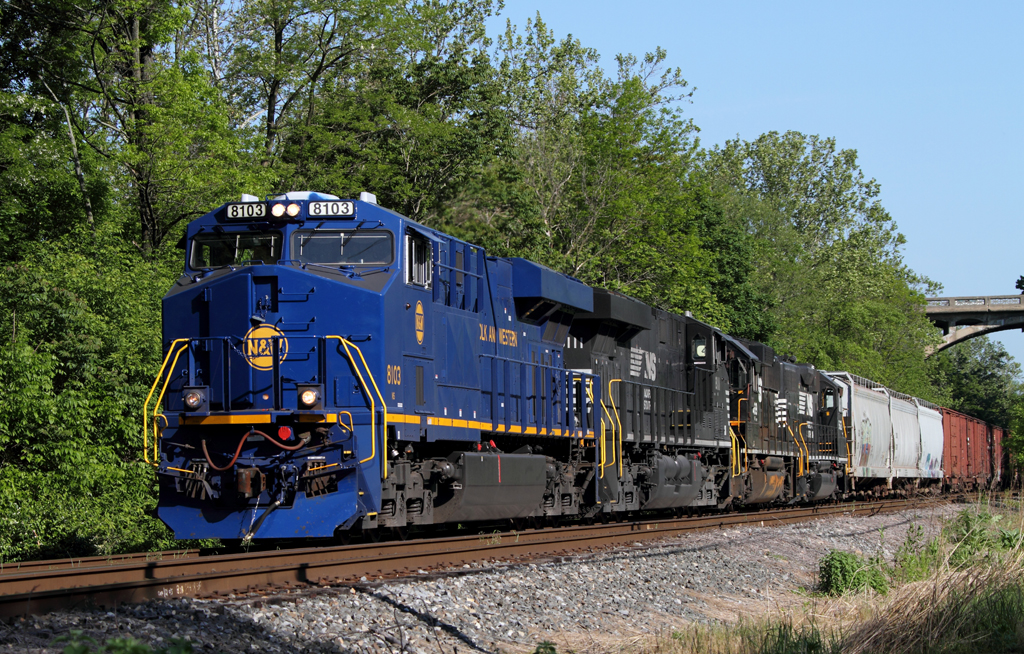 N & W 8103 at Adams Island Allentown PA on H67