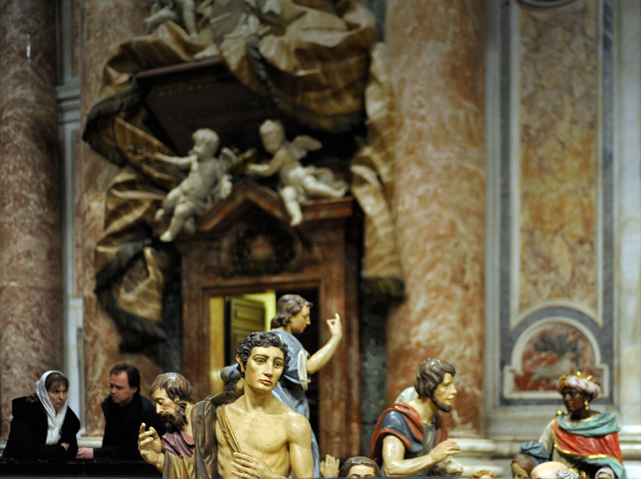 St. Peters, Rome: Nativity Scene