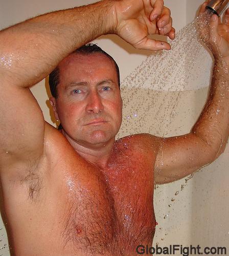 dadbear showering sauna.jpg