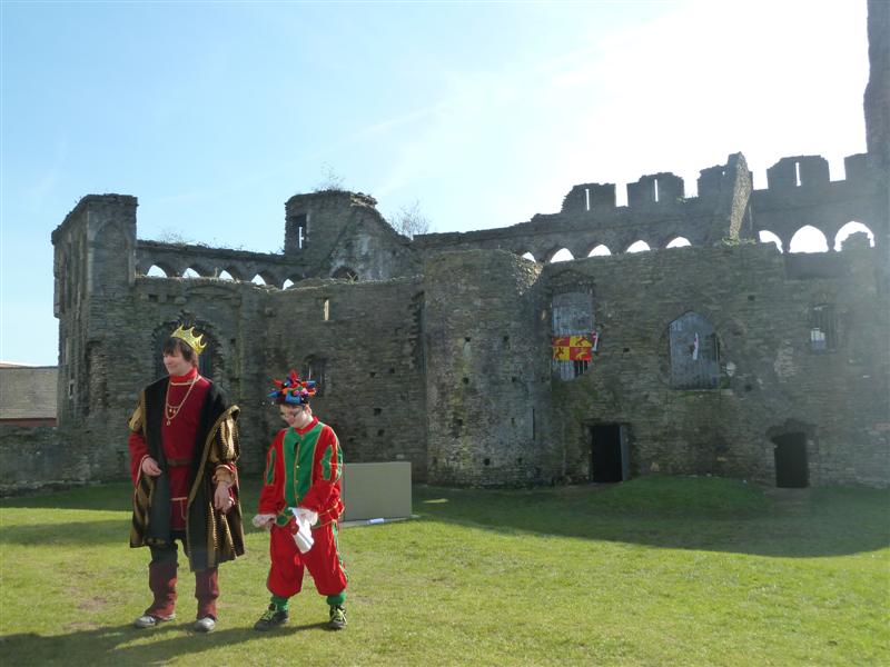 St Davids Day celebrations, Swansea Castle