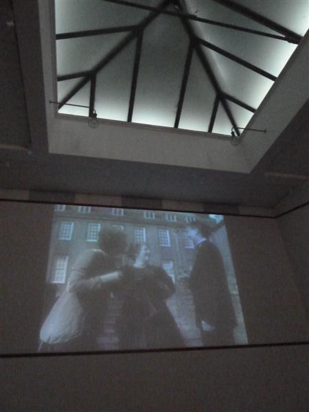 Bizarre film in the squash court