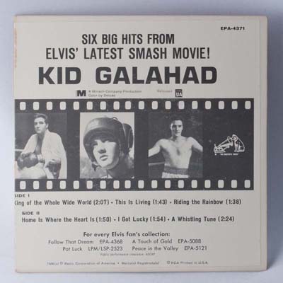 Elvis Presley, Kid Galahad EP (backt).jpg