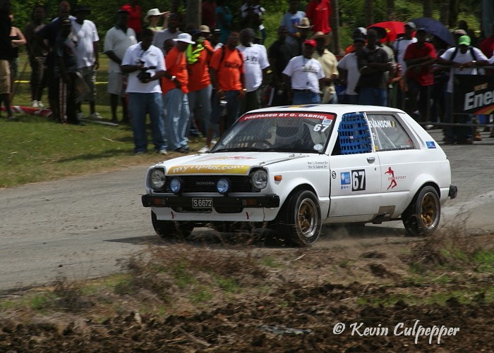 Rally Barbados 2009 - George Gabriel, Leslie Evanson