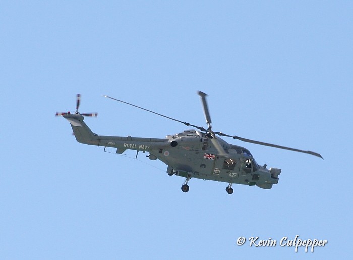 British Royal Navy Lynx Helicopter