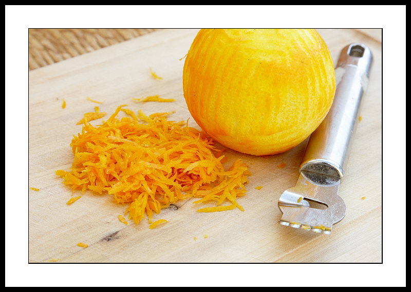 Orange cake - the beginning