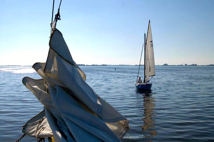 sailing in Friesland