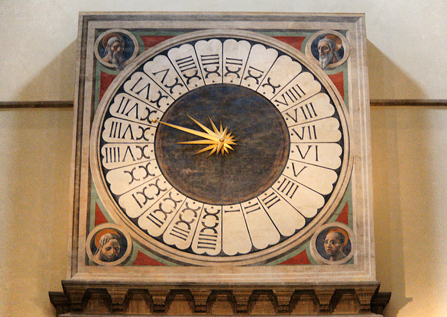 Paolo Uccellos clock  (1443)