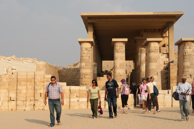 The approach to Saqqara