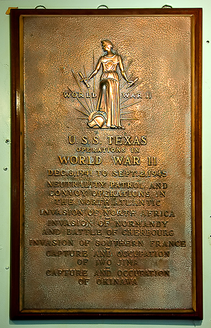 WW ll service plaque