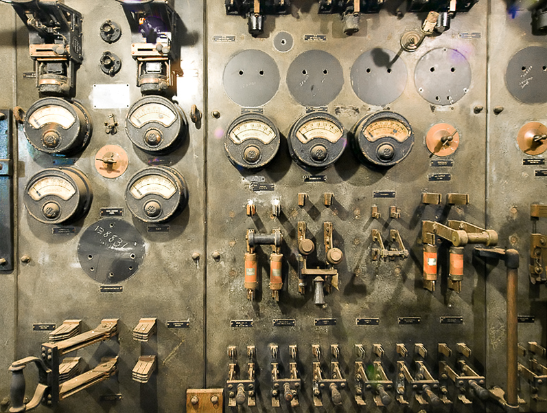 Master control guages and switches