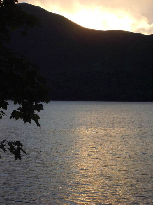 Evening light on Derwentwater