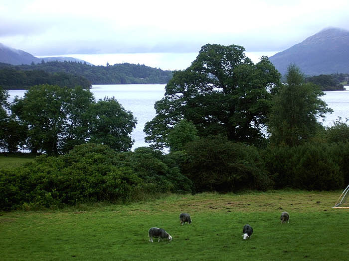 View over  Derwentwater from the YHA