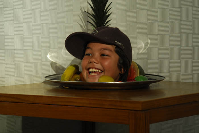 Head on a platter, Science Museum, Brisbane 2008