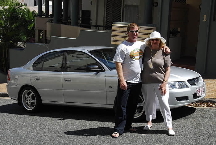 Mother, son & new car, Brisbane Dec 2008