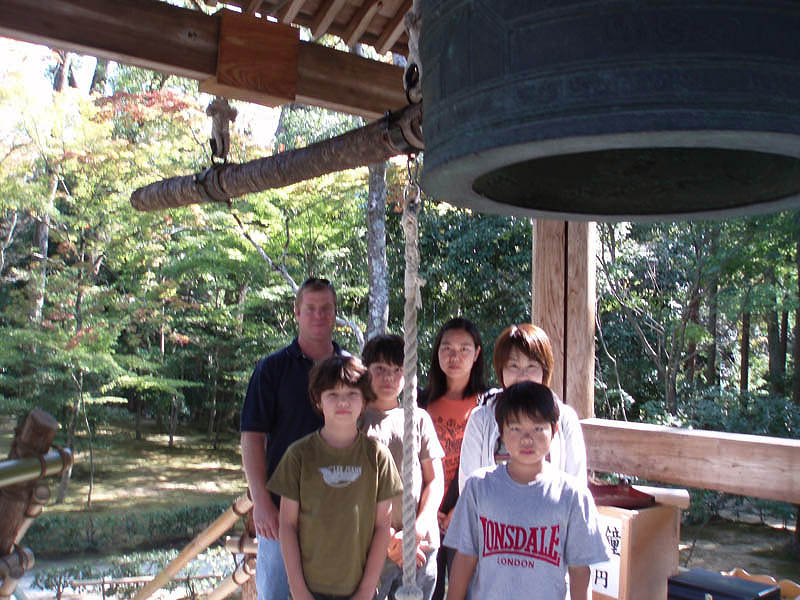 The family in Japan, September 2009