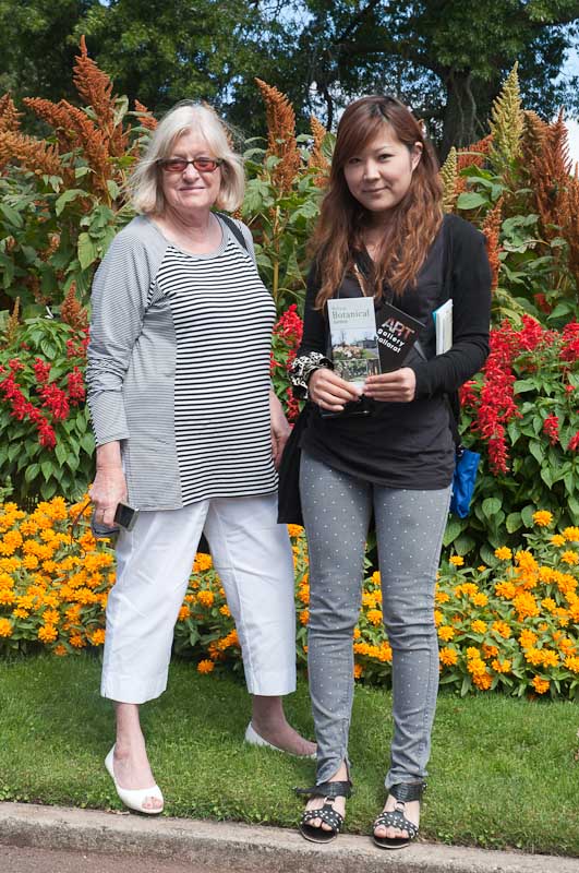 With Taeka at Ballarat Botanical Gardens 2013