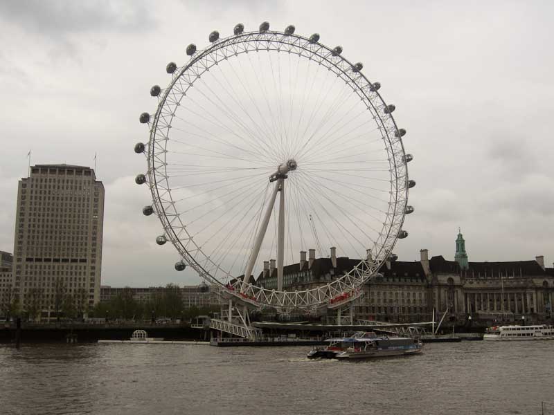 The Thames and London Eye
