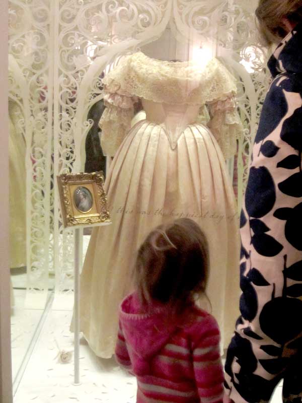 Queen Victoria's wedding dress, part of Victoria Revealed Kensington Palace
