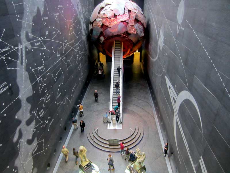 Riding up into the bowels of Earth