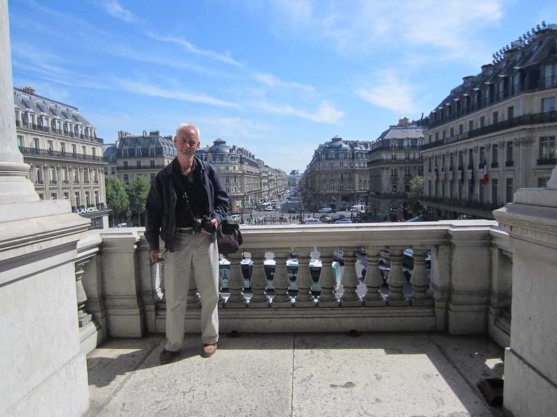 Paris Opera balcony view