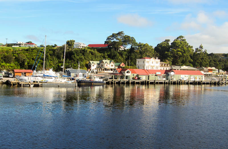 Strahan township, early morning calm