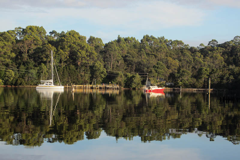 Evening reflections, Strahan