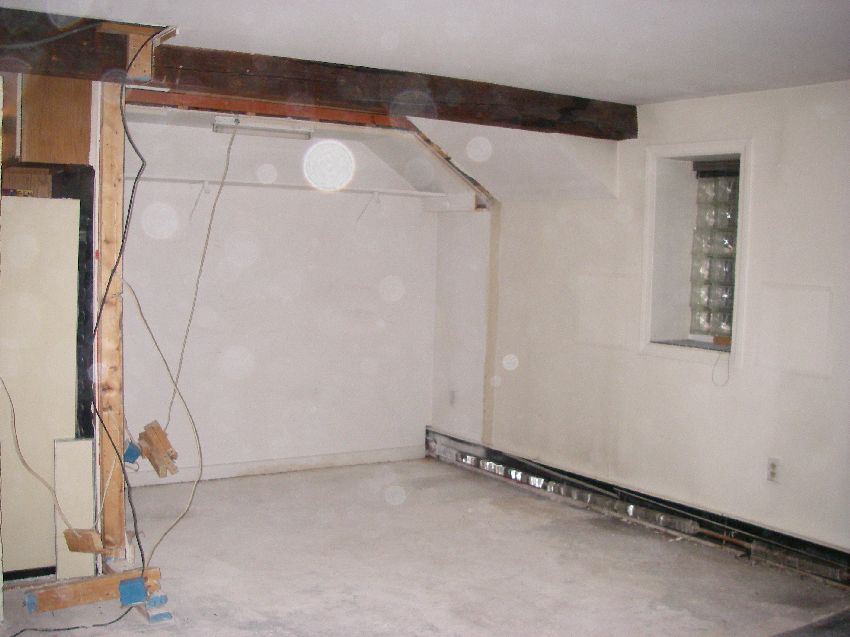 Demolition begins...closet GONE!