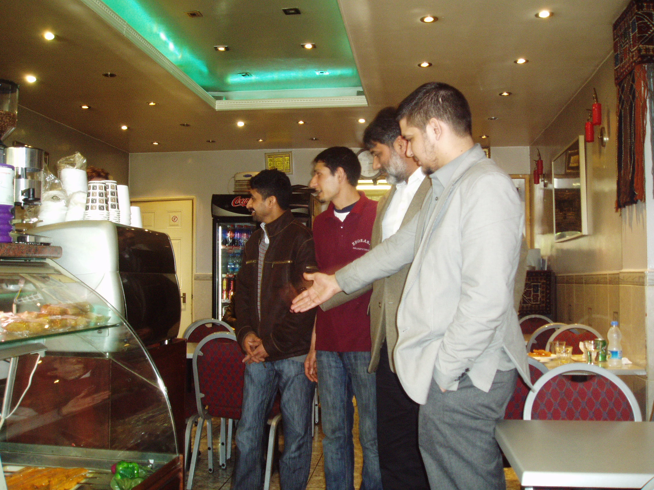 Shahid, yasir alim and fahim with bashrat bahi