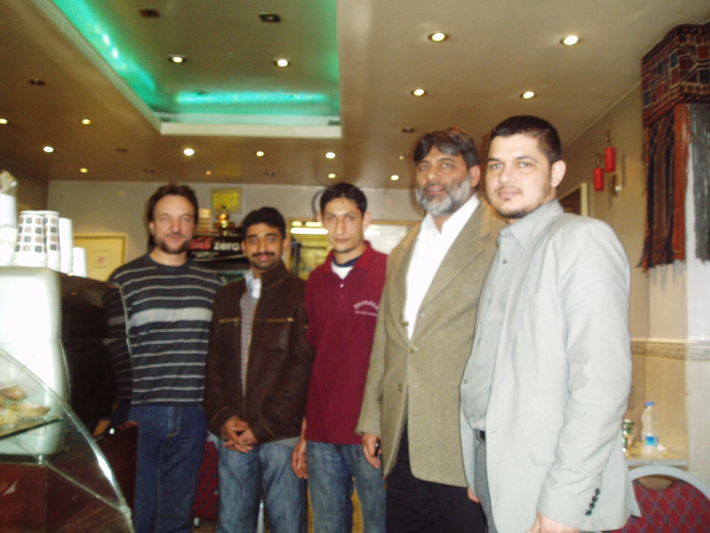 Shahid, yasir alim and fahim with bashrat bahi