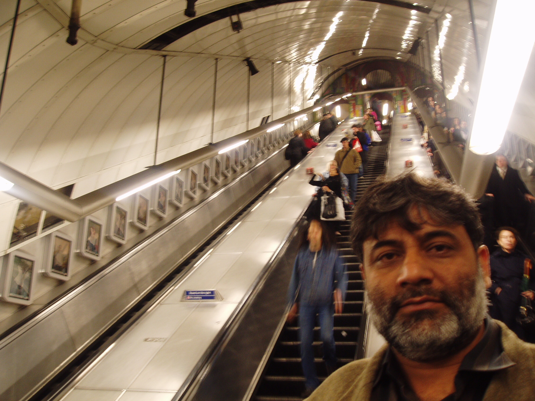 Raja Bashrat in under ground london